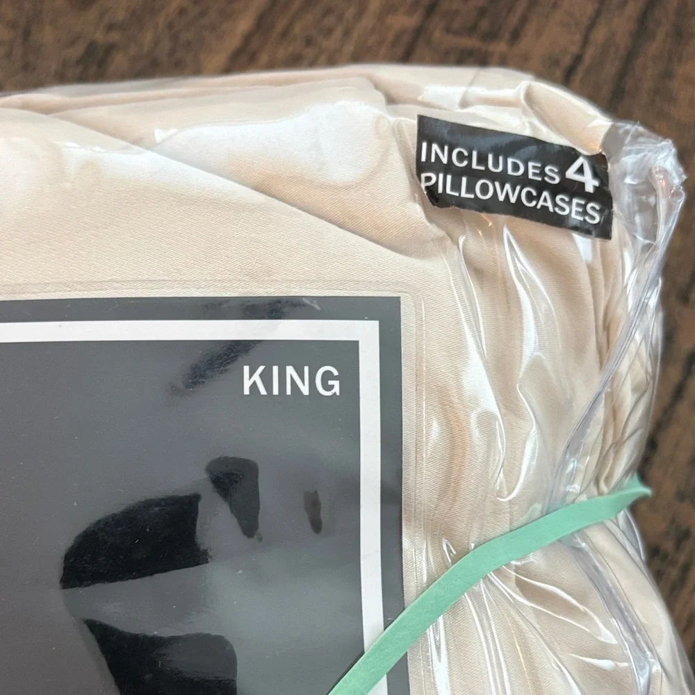 Cream 6 Piece Sheet Set